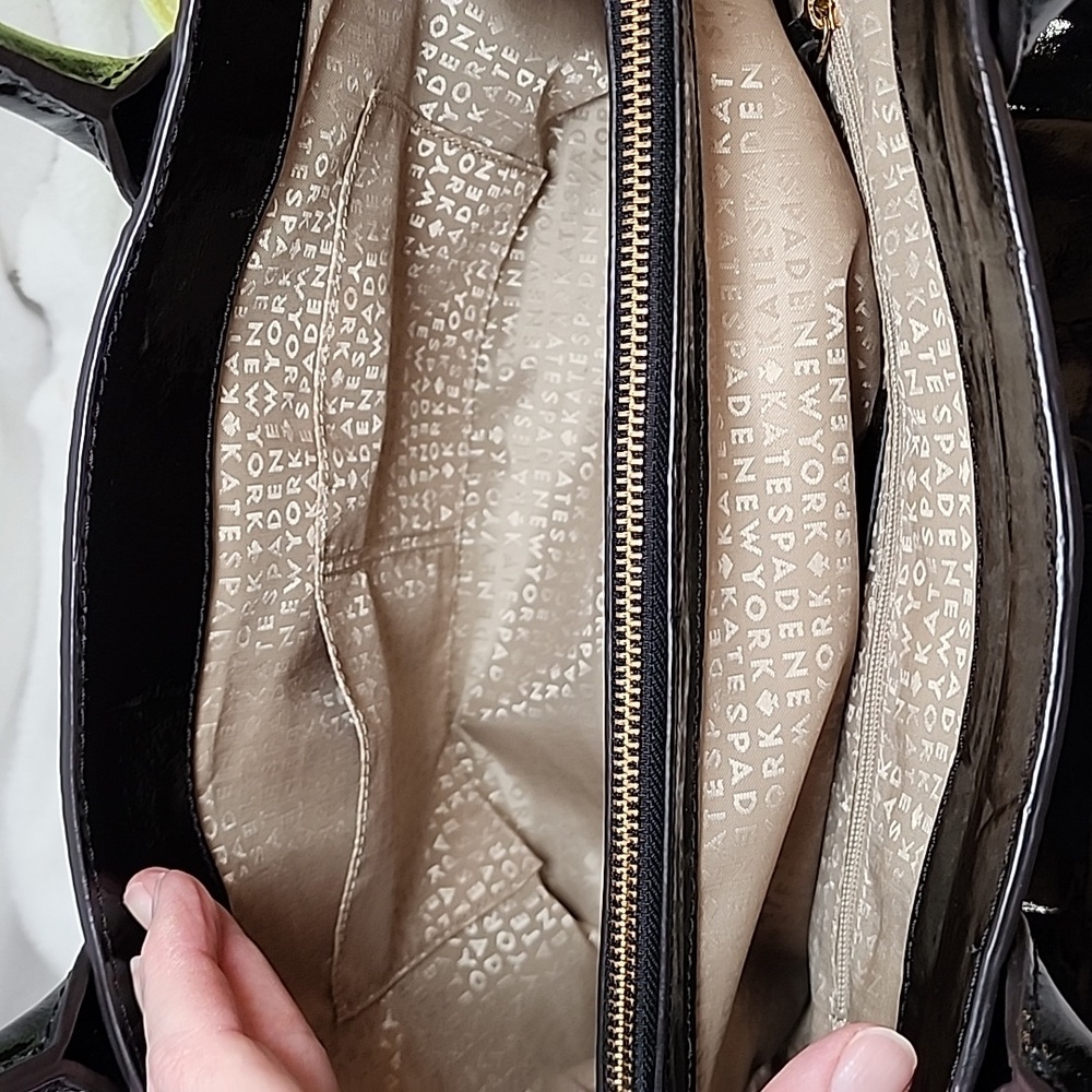 Kate Spade New York Elana Knightsbridge Patent Leather Shoulder Bag - Picture 7 of 12